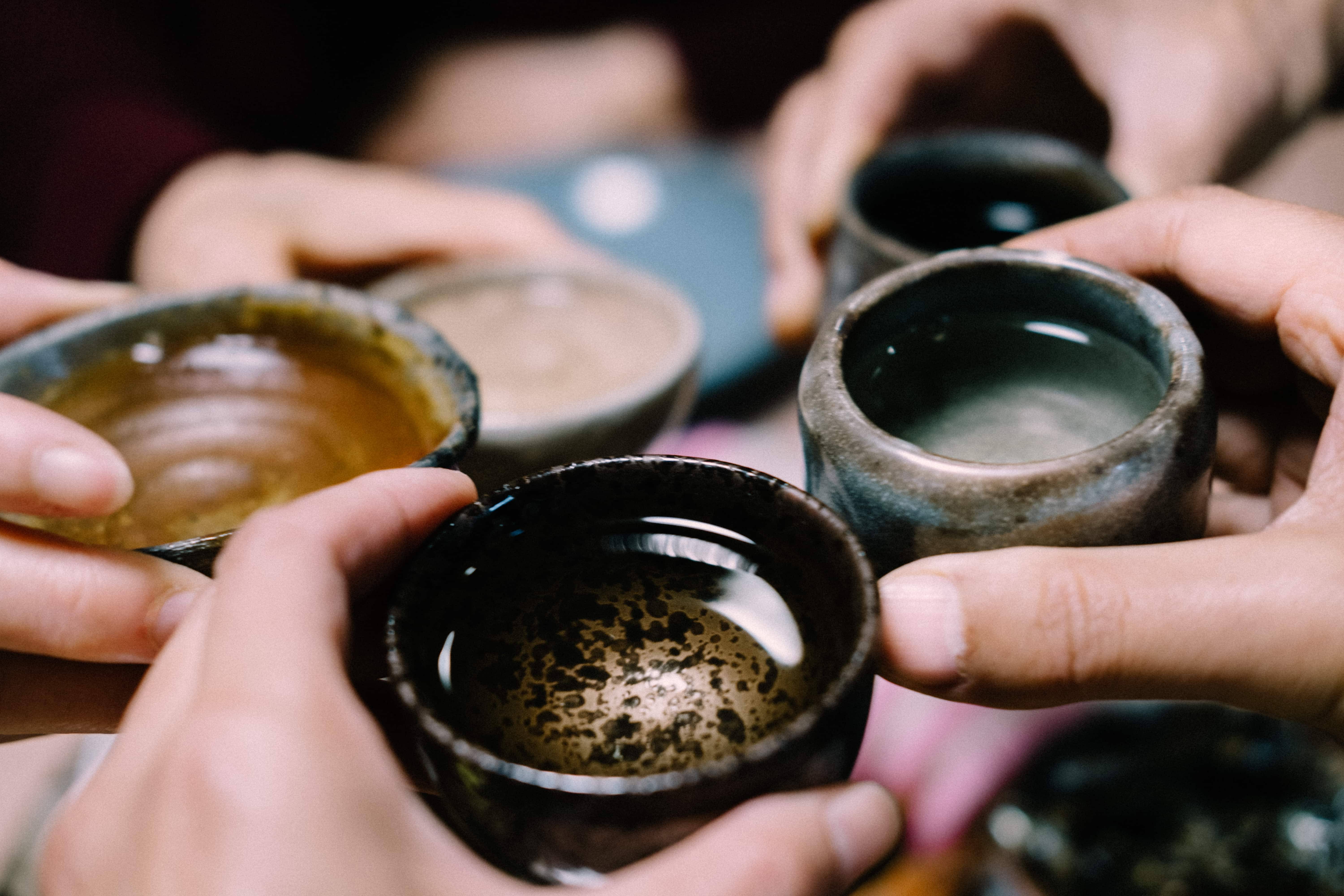 Tasse de thé entre amis - cadeau kobido